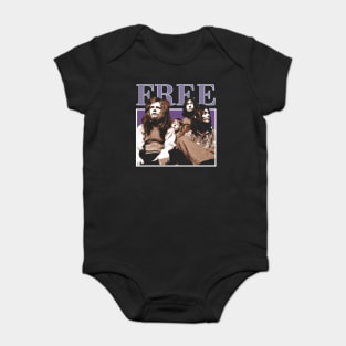 The Stealer's Style Frees Band Tees, Steal the Show with Rock's Unforgettable Aura Baby Bodysuit